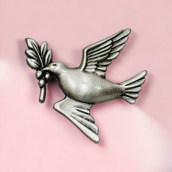 Vintage Jonette Jewelry Small Dove Tac Pin - Picture 1 of 7